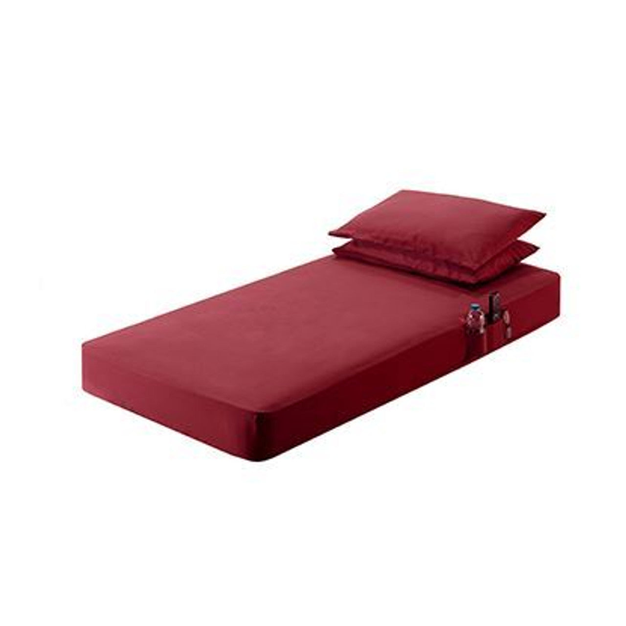 Semi Truck 42" x 80" x 10" Sheet Set - Burgundy