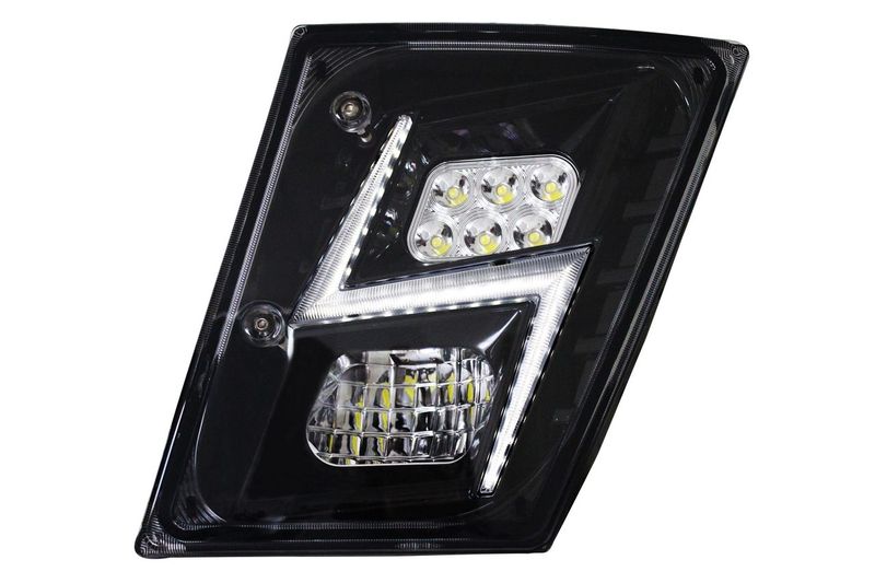 Volvo VN/VNL 2003-17' High Power LED Fog Light Black (Driver)